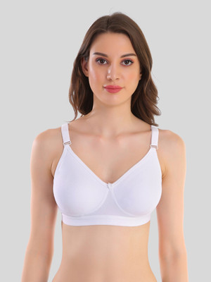 POOJA RAGENEE Women Full Coverage Non Padded Bra(White)