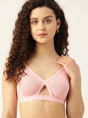 Dressberry Women T-Shirt Non Padded Bra(Pink)