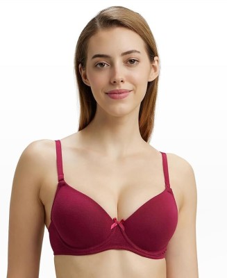 ARIESWOLF Women Everyday Lightly Padded Bra(Black)