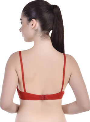 Yana Women Full Coverage Non Padded Bra(Red, White, Pink, Maroon, Gold, Black)