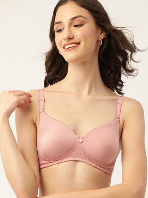Dressberry Women Everyday Lightly Padded Bra(Pink)
