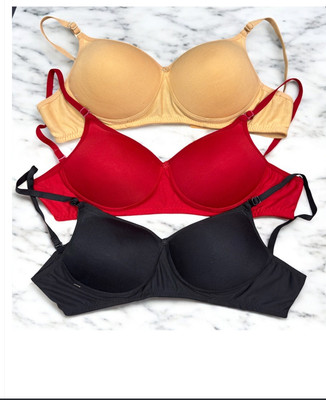 babynbaba Jasmin Women Push-up Lightly Padded Bra(Multicolor)