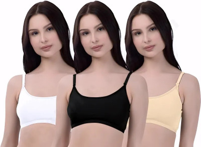 Restore Fashion Style 057 Women Everyday Lightly Padded Bra(Black, White, Beige)