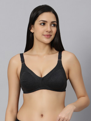 BlueNixie Women T-Shirt Non Padded Bra(Grey)