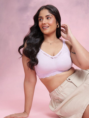 Dressberry Women Everyday Non Padded Bra(Purple)