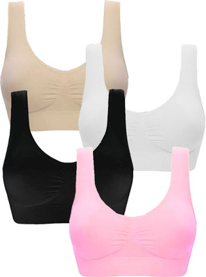 Brafee Women Sports Non Padded Bra(Multicolor)