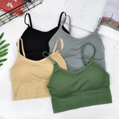 under 1000 Women T-Shirt Lightly Padded Bra(Black, Green, Grey, Beige)