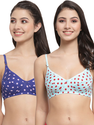 Docare YummyMino Women Everyday Non Padded Bra(Blue, Blue)