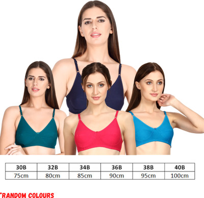 Prithvi Women Everyday Non Padded Bra(Multicolor)