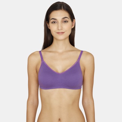 ZIVAME Women Full Coverage Non Padded Bra(Purple)