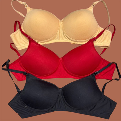 VETPINS combo Women Push-up Lightly Padded Bra(Multicolor)