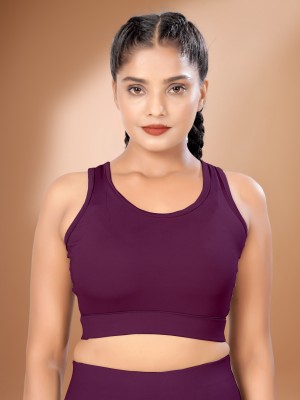 POOJARAN Women Sports Non Padded Bra(Multicolor)