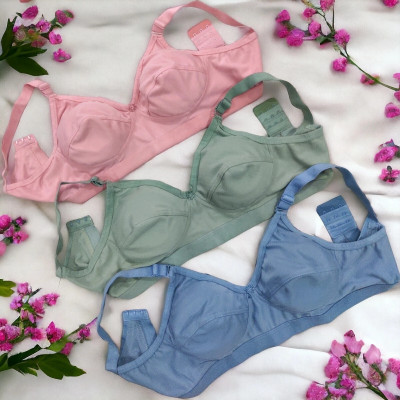 PIVLU Women T-Shirt Non Padded Bra(Multicolor)