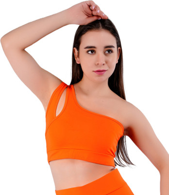 SSoShHub Women Sports Non Padded Bra(Orange)