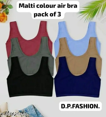 Mishti Fashion Pack 03 Air Bra Women Sports Non Padded Bra(Multicolor)