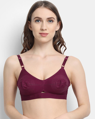 V Star Women Full Coverage Non Padded Bra(Maroon)