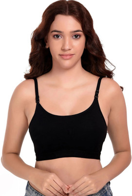 Jomferry Women Full Coverage Lightly Padded Bra(Black)