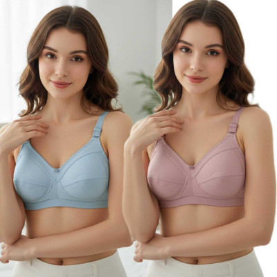 V 95 Jeenat bra Women Full Coverage Non Padded Bra(Multicolor)