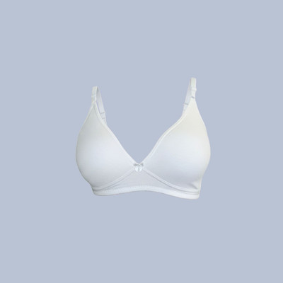 Lovanna fashion Women T-Shirt Non Padded Bra(White)