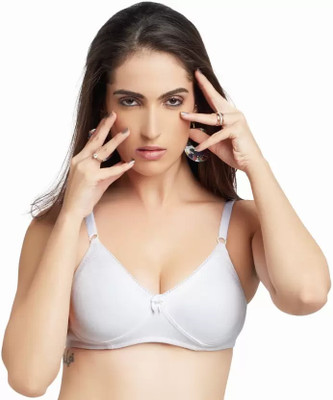 Lovable Women Full Coverage Non Padded Bra(White)