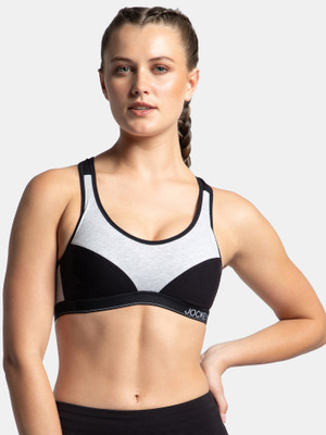 JOCKEY 1378 Women Sports Lightly Padded Bra(Grey)
