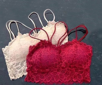 R S ENTERPRISES Women Full Coverage Lightly Padded Bra(Beige, Maroon)