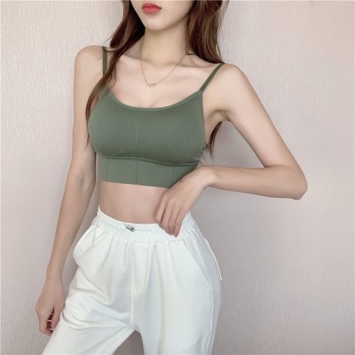 Under Secret Women Padded Bra Women T-Shirt Lightly Padded Bra(Green)