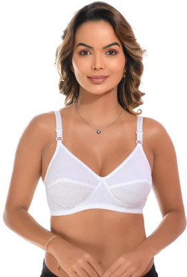 SUPER BEAUTY SB Women Full Coverage Lightly Padded Bra(White)