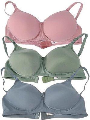 comport Women Push-up Lightly Padded Bra(Black)