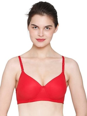 Phoenex Phoenex Red Padded Non Wired Fully Stretched Designer Lingerig Women Full Coverage Lightly Padded Bra(Multicolor)