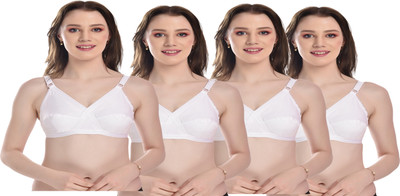 Krishna Enterprises PERIMUM Women Everyday Non Padded Bra(White)