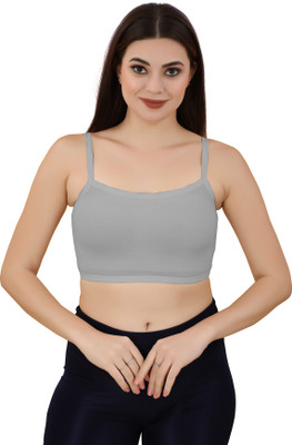 PIKCHA ENTERPRISE PE-MAGICAL SLEEP GREY-04 Women Full Coverage Non Padded Bra(Grey)