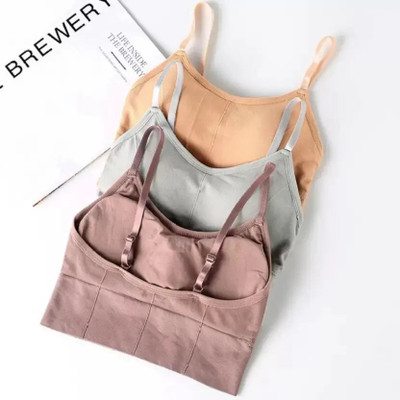 Zorva lifestyle 646 sports bra Women Full Coverage Lightly Padded Bra(Beige, Grey, Brown)