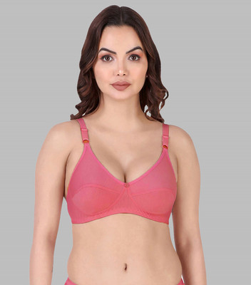 Cup's-In B_Rinki Bra Women Minimizer Non Padded Bra(Pink)