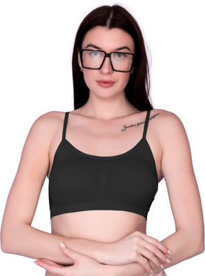 SUPER BEAUTY SB Women Cage Bra Lightly Padded Bra(Pink)