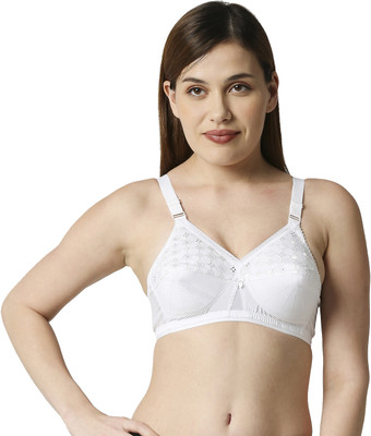 JULIET NARI Women T-Shirt Non Padded Bra(White)