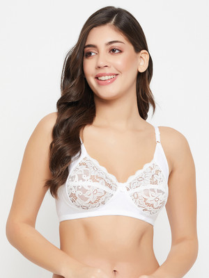 Clovia Women Full Coverage Non Padded Bra(White)