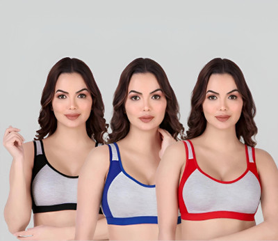 ASHMIRAS Bra Women Stick-on Non Padded Bra(Multicolor)