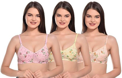 Zyvia Women Push-up Lightly Padded Bra(Multicolor)