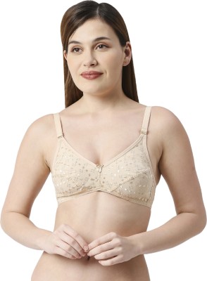 JULIET Women Everyday Non Padded Bra(Beige)