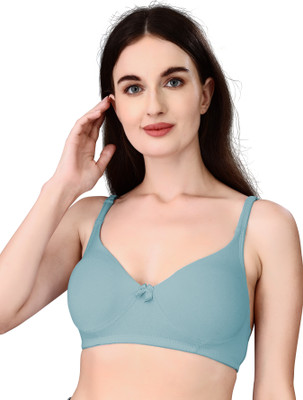 exotica lingire Lingerie SmoothFit Everyday T-Shirt Bra Women Everyday Non Padded Bra(Blue)