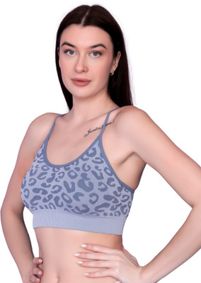 VIYES ENTERPRISE GBRA017 Women Full Coverage Lightly Padded Bra(Grey)