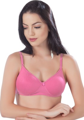 Simoni Women T-Shirt Lightly Padded Bra(Pink)