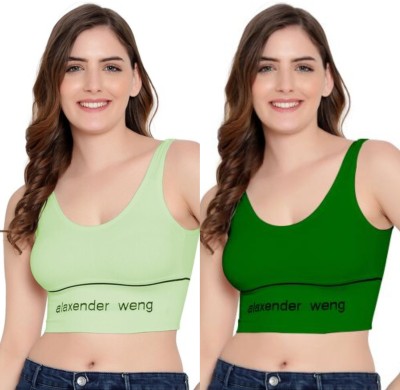 NAGARVEL CREATION 2ALEX-PISTA-GREEN-02-28 Women Everyday Lightly Padded Bra(Light Green)