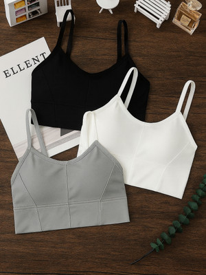 Fixfolk Women Everyday Lightly Padded Bra(Multicolor)