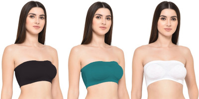 Guru Krupa Traders Women's Nylon Spandex Free Size Lightly Padded Pull On Sport Bra Women Everyday Non Padded Bra(Multicolor)