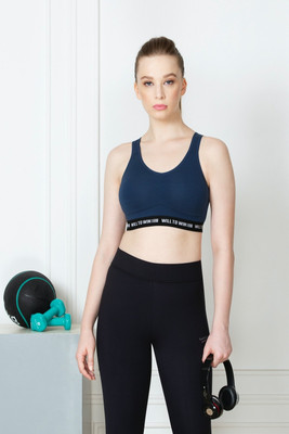 VAN HEUSEN Proactive Antibacterial And Wireless Women Full Coverage Lightly Padded Bra(Blue)