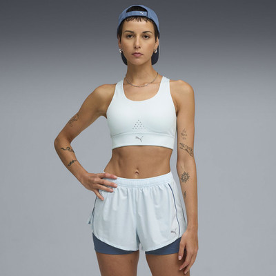 PUMA PWRbreathe RUN BRA Women Sports Lightly Padded Bra(Blue)