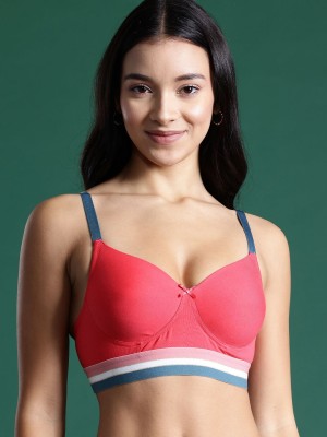 Dressberry Women Everyday Heavily Padded Bra(Red)