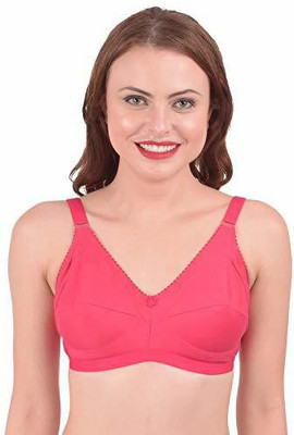 Ninteen-69 Women Full Coverage Non Padded Bra (Red) Women Full Coverage Non Padded Bra(Red)